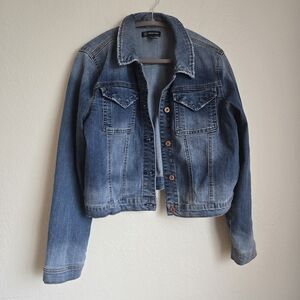 INC International Concepts Blue Denim Jacket